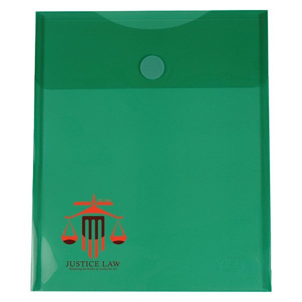 Top Open No Gusset Envelope with Touch Closure