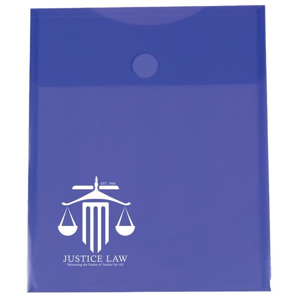 Top Open No Gusset Envelope with Touch Closure