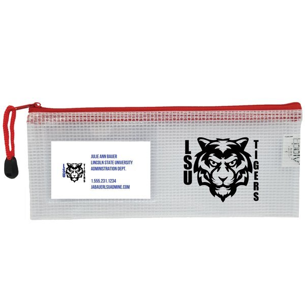 PolyWeave® Case with Business Card Holder, 4" x 10"