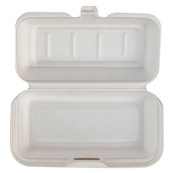 Hot Dog Foam Hinged Take Out Container