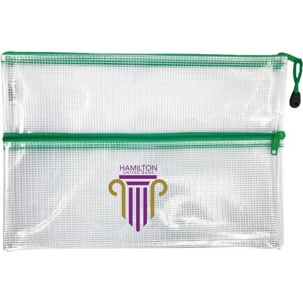 Dual Pocket Zip Bag