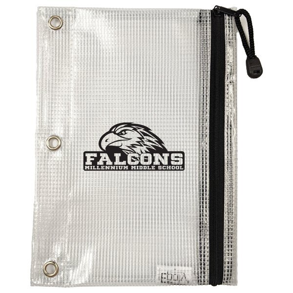 PolyWeave Zipper Binder Pouch