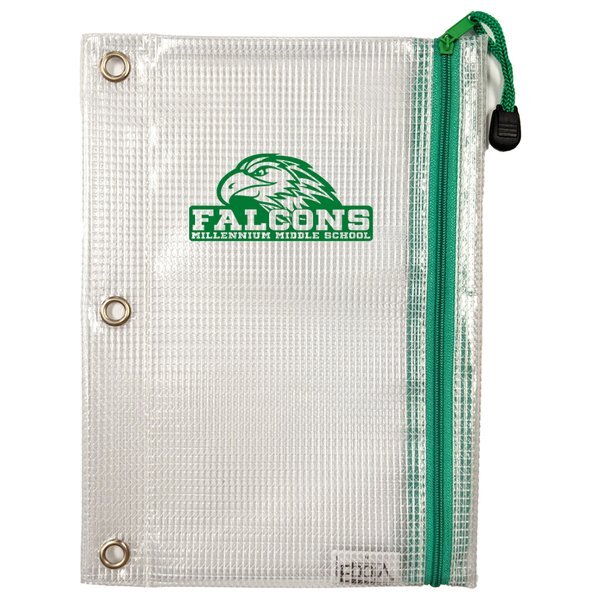 PolyWeave Zipper Binder Pouch