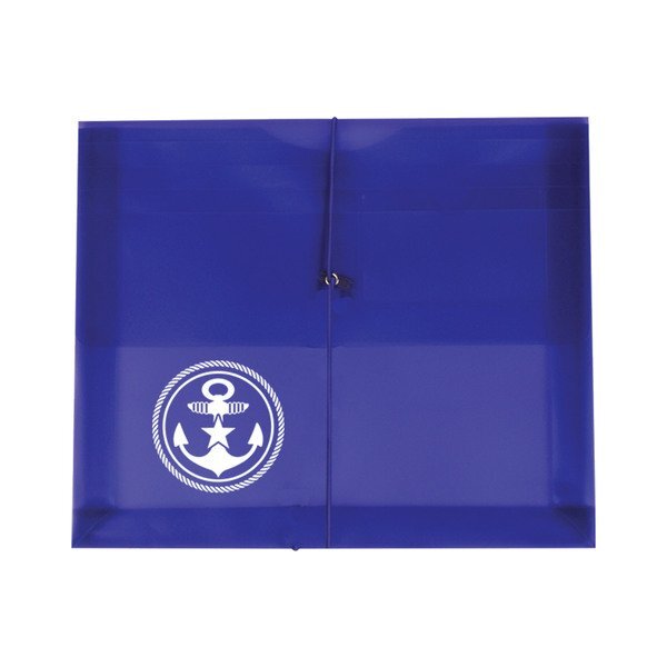 Side Open Envelope with 2” Gusset & Business Card Holder