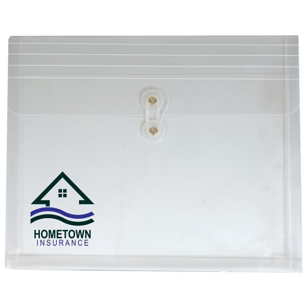 Side Open Envelope with String-Tie Closure and Gusset