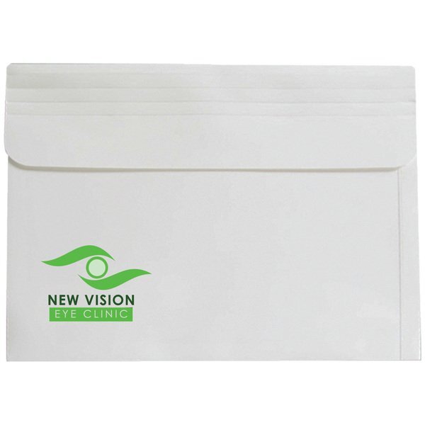 Side Open Envelope with Touch Closure and Gusset