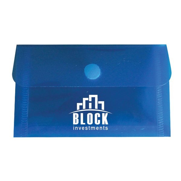 Business Card Envelope with Touch Closure & Smooth Finish