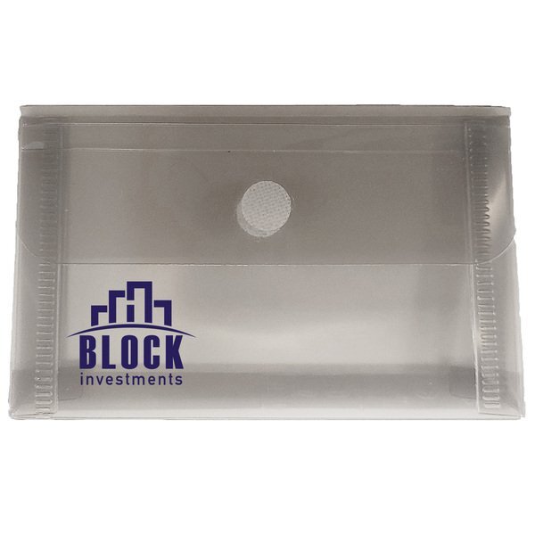 Business Card Envelope with Touch Closure & Smooth Finish