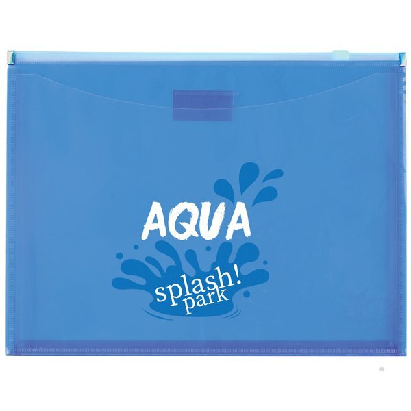 Zip Envelope With Gusset & Front Pocket