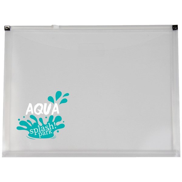 Zip Envelope With Gusset & Front Pocket