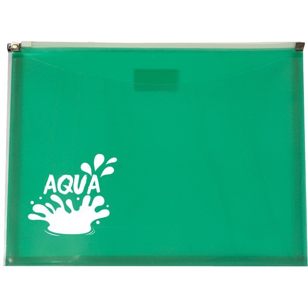 Zip Envelope With Gusset & Front Pocket