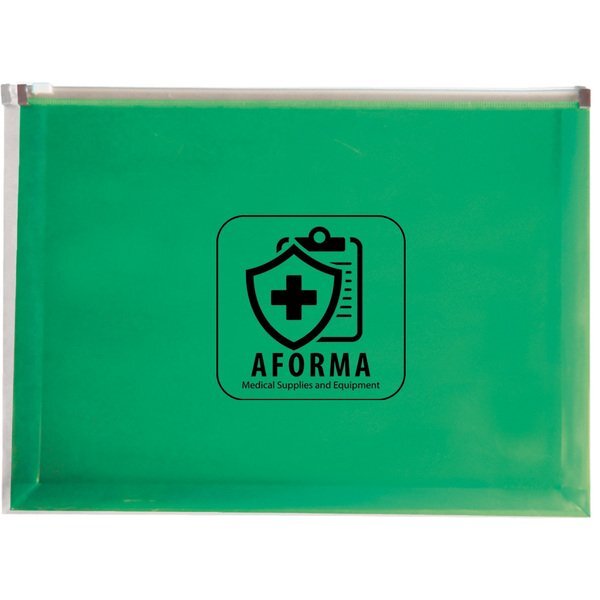 Zip Envelope With Gusset