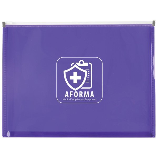 Zip Envelope With Gusset