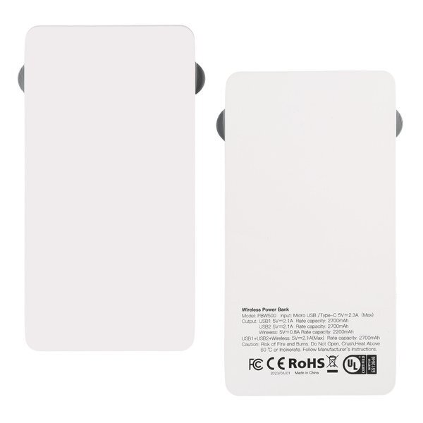 Power Play Wireless Charging Power Bank, 5000mAh