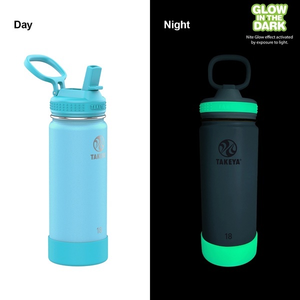 Takeya® Actives Glow in Dark Bottle, 18oz.