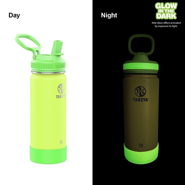 Takeya® Actives Glow in Dark Bottle, 18oz.