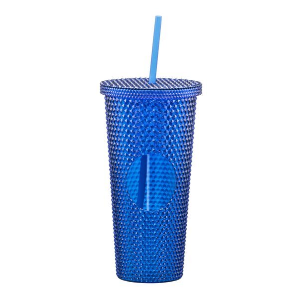 Crenshaw Textured Tumbler with Straw, 21oz.