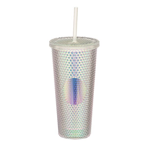 Crenshaw Textured Tumbler with Straw, 21oz.