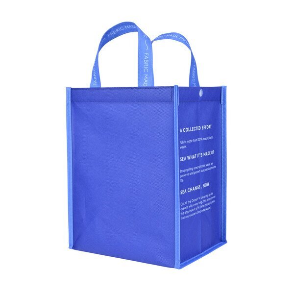 Out of the Ocean® Reusable 100% Ocean Plastic® Lunch Shopper w/ Click 'N Stay®