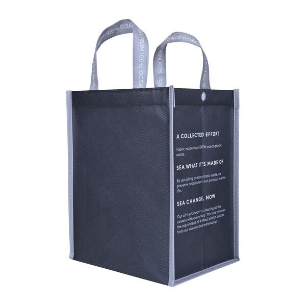 Out of the Ocean® Reusable 100% Ocean Plastic® Lunch Shopper w/ Click 'N Stay®