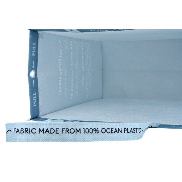 Out of the Ocean® Reusable 100% Ocean Plastic® Large Shopper w/ Click 'N Stay®