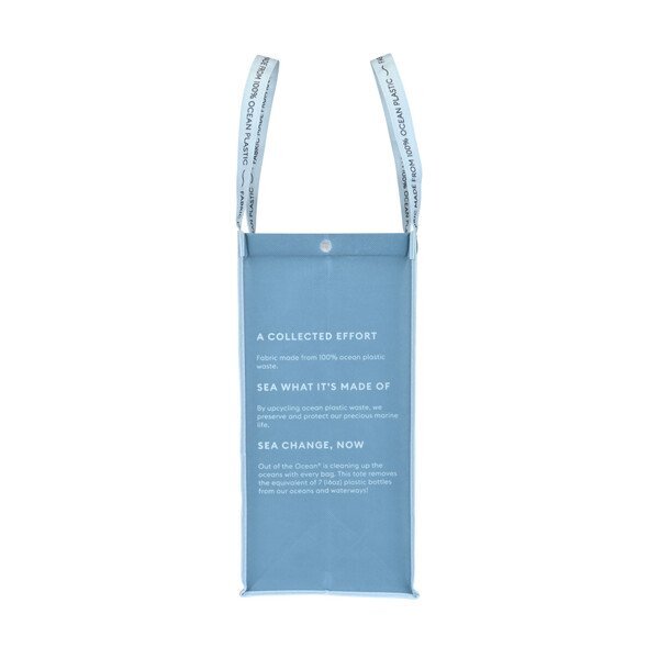 Out of the Ocean® Reusable 100% Ocean Plastic® Large Shopper w/ Click 'N Stay®