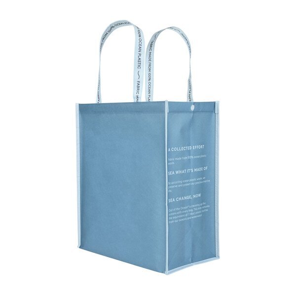 Out of the Ocean® Reusable 100% Ocean Plastic® Large Shopper w/ Click 'N Stay®