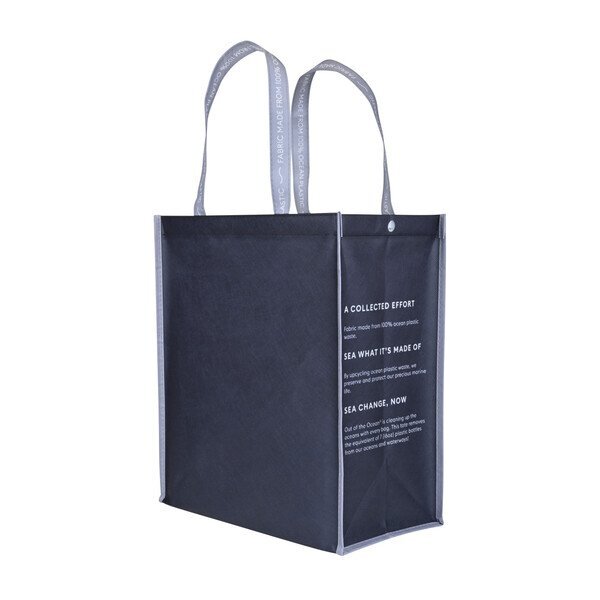 Out of the Ocean® Reusable 100% Ocean Plastic® Large Shopper w/ Click 'N Stay®