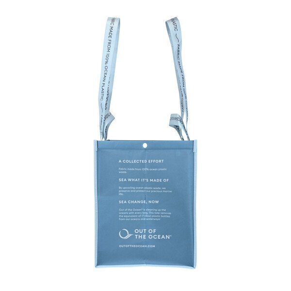 Out of the Ocean® Reusable 100% Ocean Plastic® XL Shopper w/ Click 'N Stay®