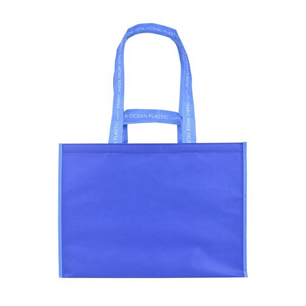 Out of the Ocean® Reusable 100% Ocean Plastic® XL Shopper w/ Click 'N Stay®