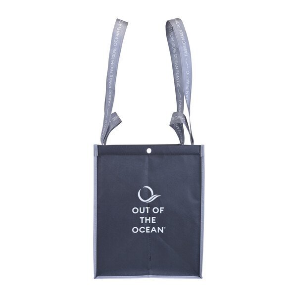 Out of the Ocean® Reusable 100% Ocean Plastic® XL Shopper w/ Click 'N Stay®