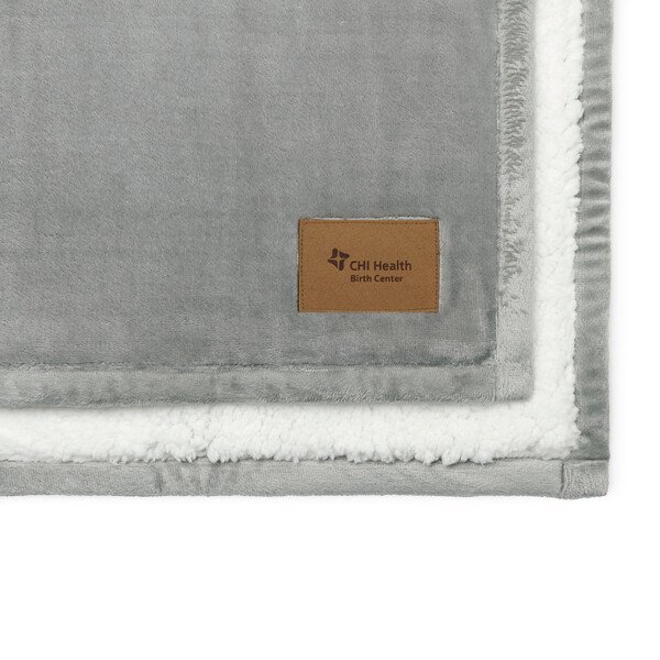 Minkie Sherpa Baby Blanket, 36" x 24"