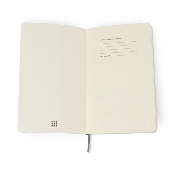 Moleskine® Precious & Ethical Vegan Soft Cover Ruled Large Notebook, 5-1/4" x 8-1/4"