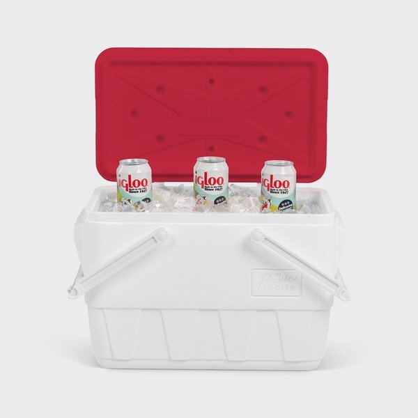 Igloo® 25QT Retro 36 Can Picnic Basket Cooler