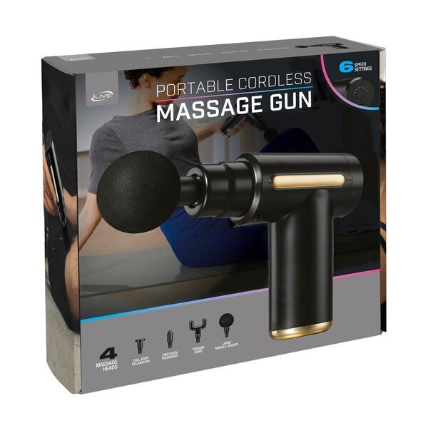 iLive™ Portable Cordless Massage Gun