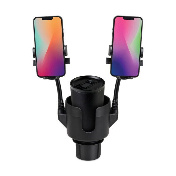 iLive™ Cup Holder w/ Dual Mobile Phone Mount
