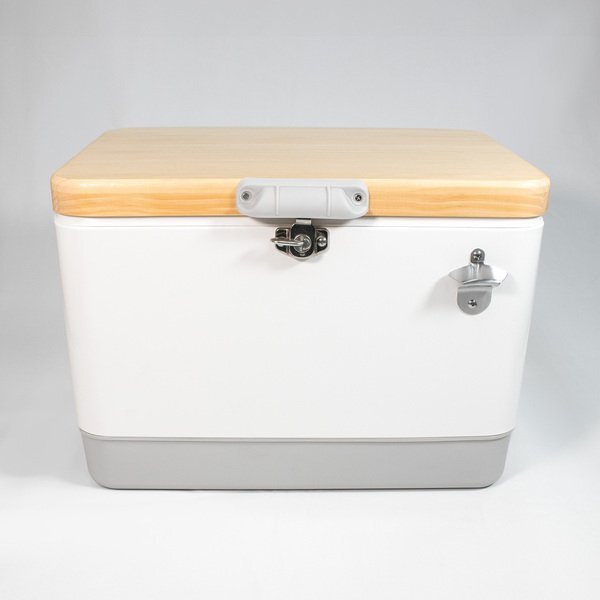 Wood Top 54QT 85 Can Cooler
