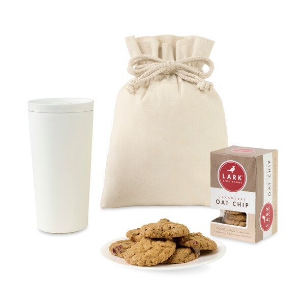 Sip, Snack & Inspire Tumbler & Cookies Gift Set