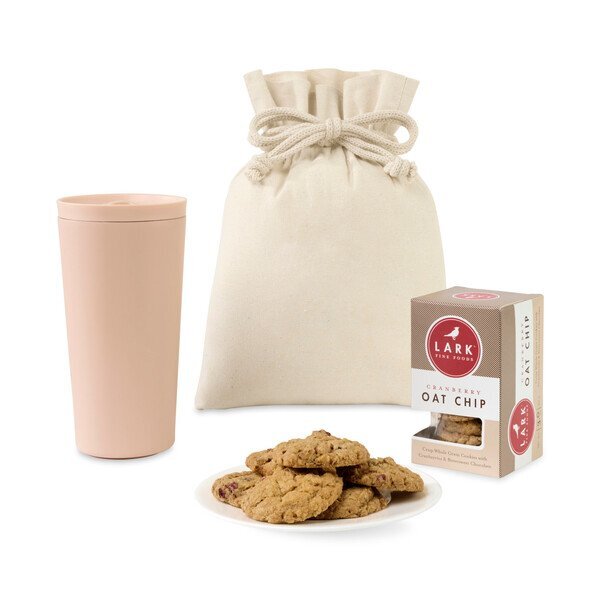 Sip, Snack & Inspire Tumbler & Cookies Gift Set