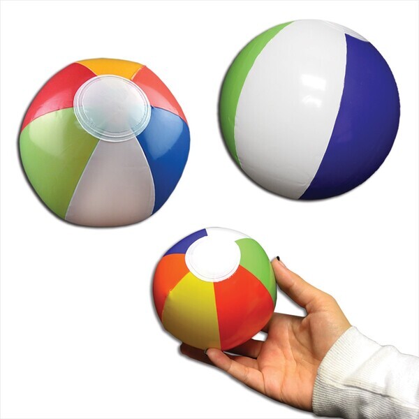 Mini Inflatable Beach Ball, 6"