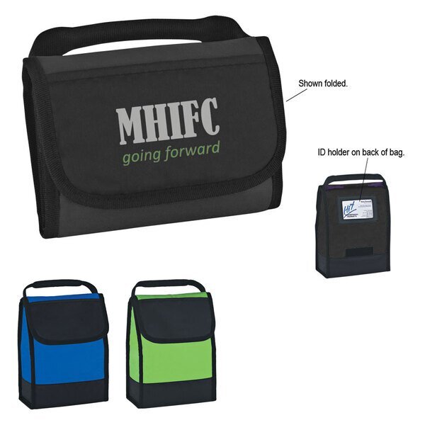 Folding Identification 210D Lunch Bag