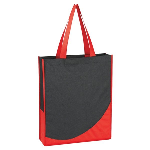 Color Curve Non-Woven Tote Bag