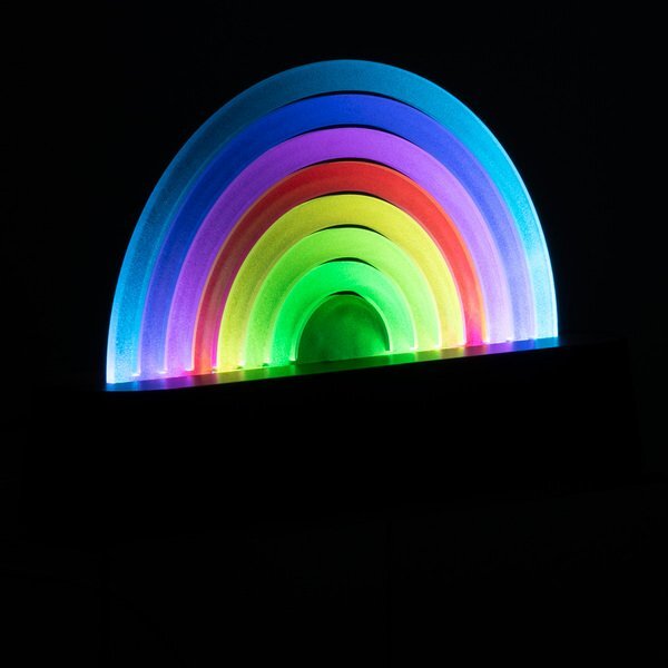 Rainbow Sound-Reactive LED Ambient Light