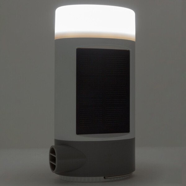 Air Pump Solar Charger 3 in 1 with Camping Lamp