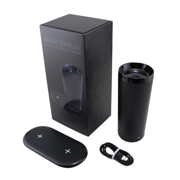 Smart Tumbler & Dual Wireless Charging Pad, 12oz.