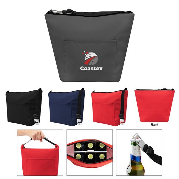 Cady 6-Bottle Polyester Cooler Tote Bag