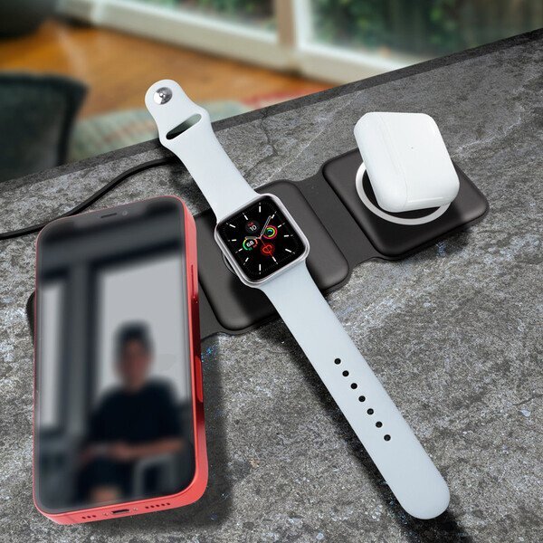 Chi-Charge Stack and Wall Charger in Zipper Case