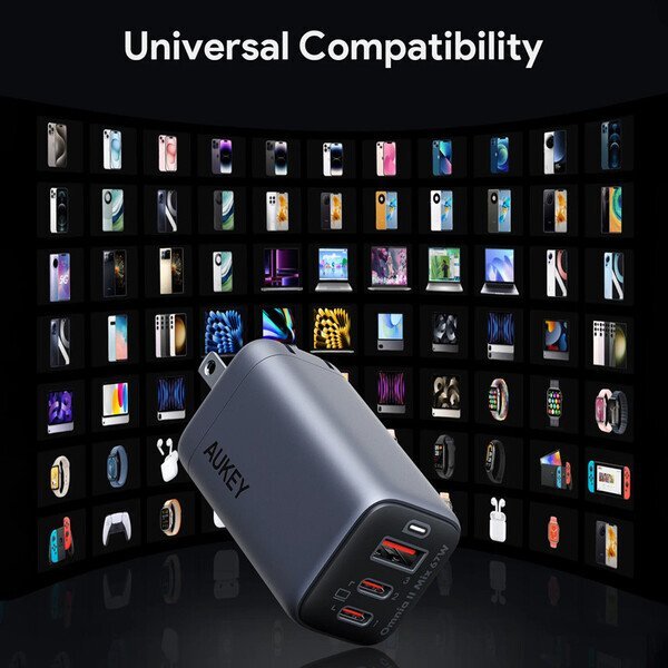 Aukey 3-Port 67W PD Wall Charger