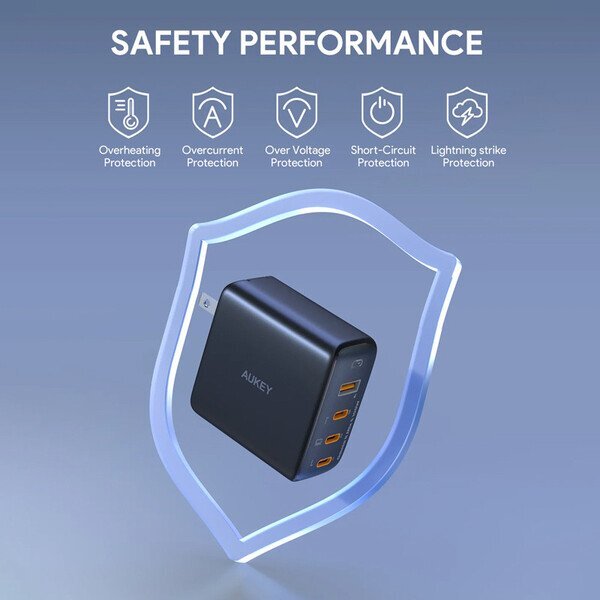 Aukey 4-Port PD 100W Wall Charger