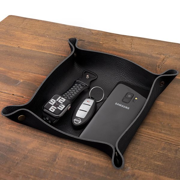 Leatherette Catch-All Tray